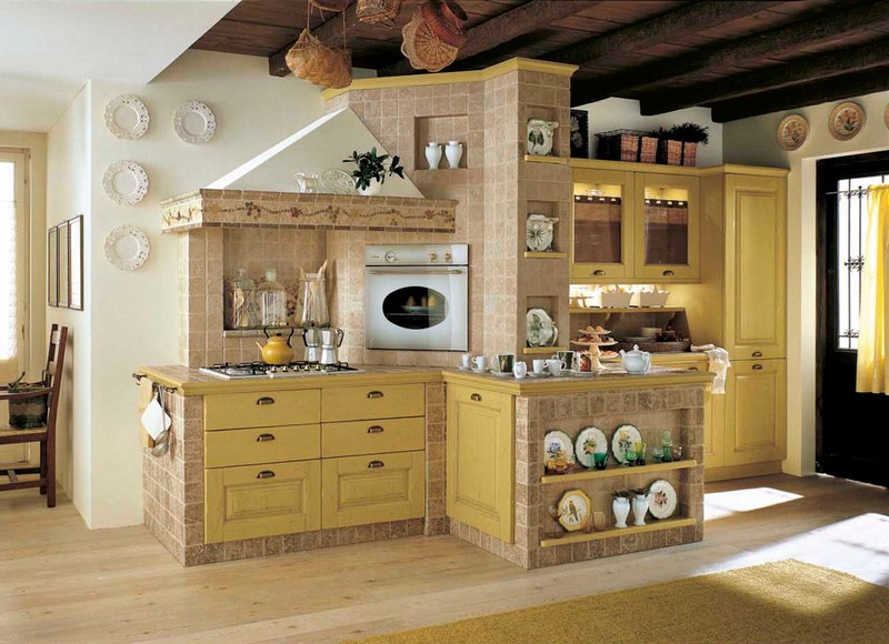 Cucine country e muratura paoletti arredamenti frascati Cucina muratura country