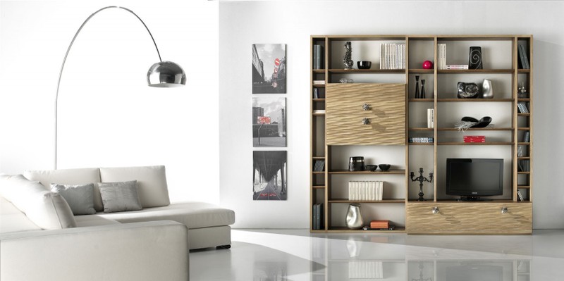 Pareti attrezzate moderne paoletti arredamenti frascati Librerie pareti attrezzate