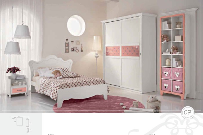 Camerette classiche paoletti arredamenti frascati Camerette